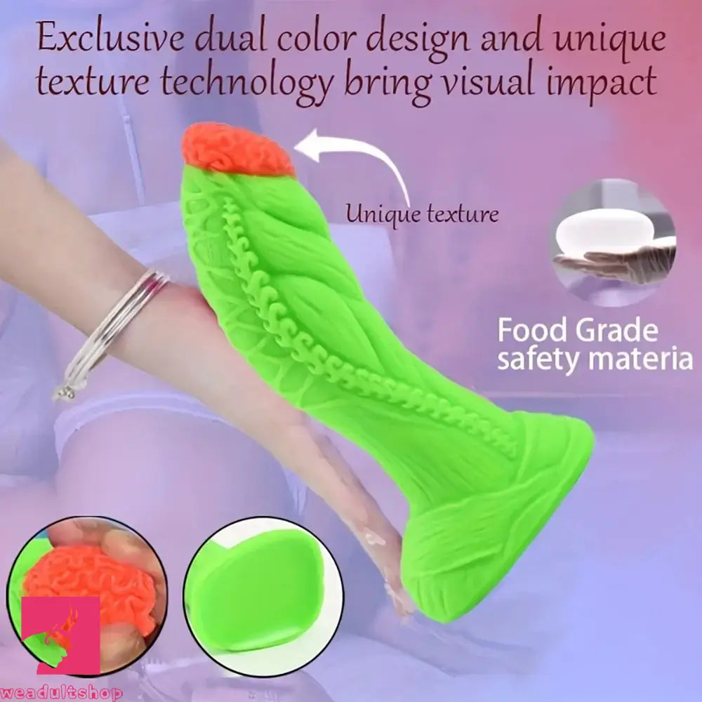 2.56in Small Bird Silicone Fantasy Safe Soft Dual Color Device Orgasm Dildo