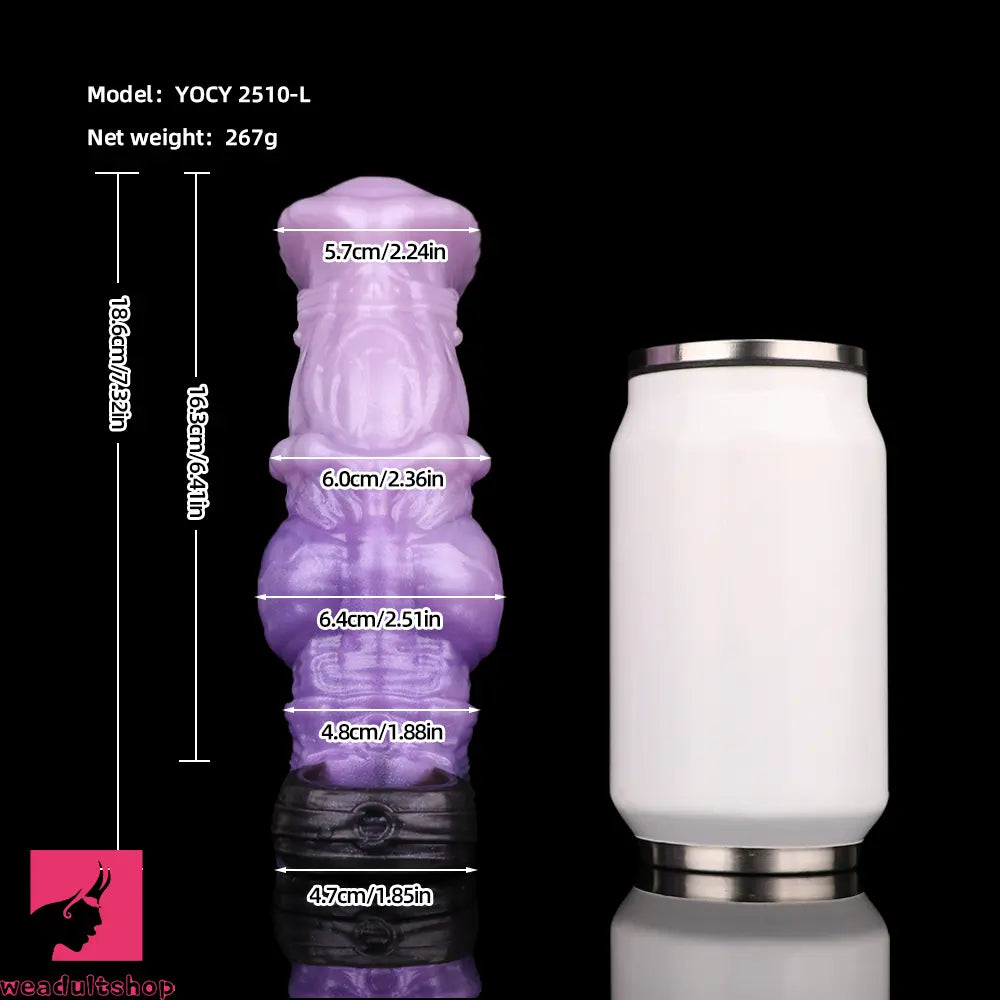 4.44in 6.06in 7.32in Horse Cock Dildo Sleeve Odd Spiked Knot Creature Sleeve
