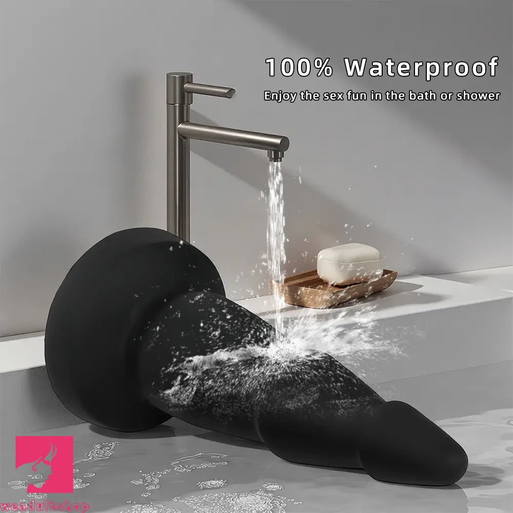 6.49in 8.07in 9.05in Liquid Silicone Soft Anal Dilator Trainer Cock Dildo