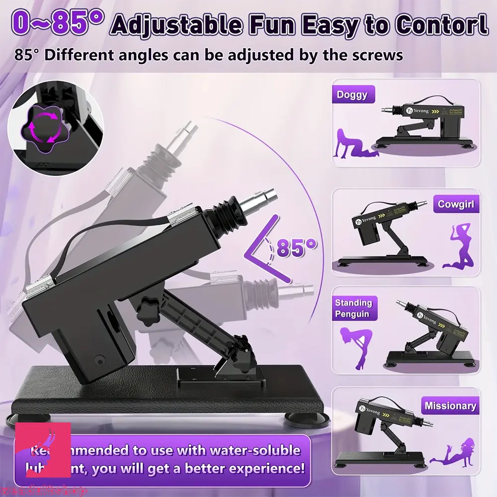 Sex Fucking Dildo Thrust Machine Automatic 3XLR Connector Thruster
