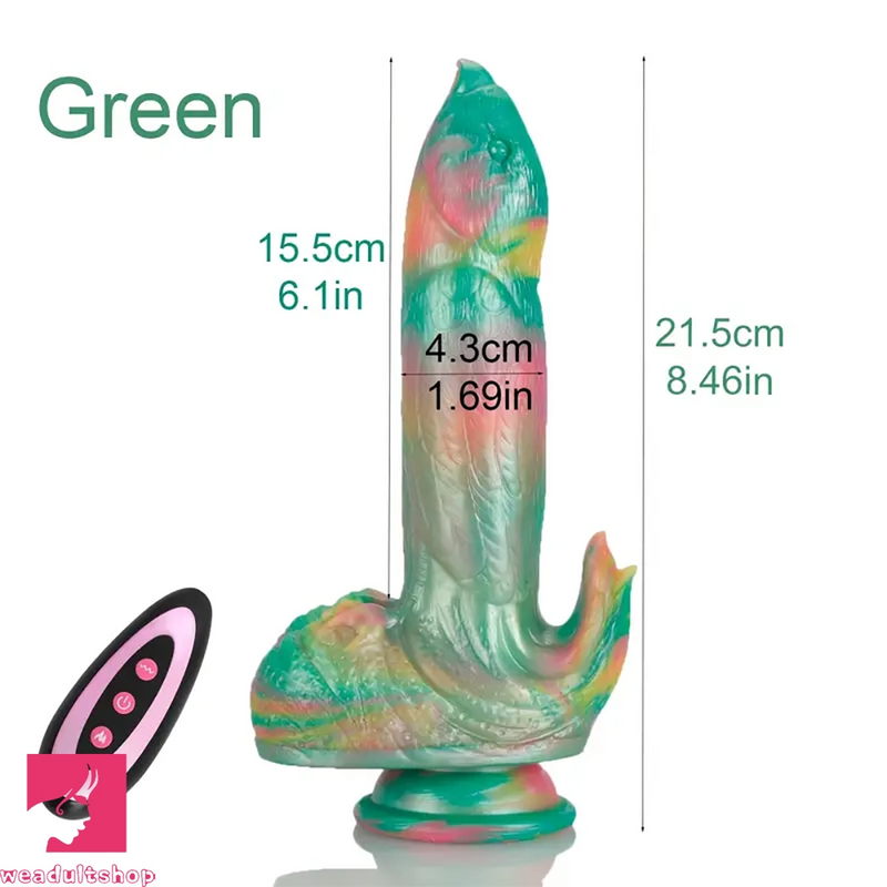 8.46in Bird Animal Thrusting Vibrating Dildo Heating Fantasy Cock Vibrator