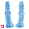 8.82in Blue Dragon Silicone Dildo Realistic Textured Adult Toy For Clit