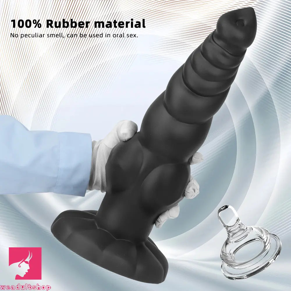 8.66in 11.81in 14.17in Heterosexual Animal Upgraded Dog Silicone Dildo