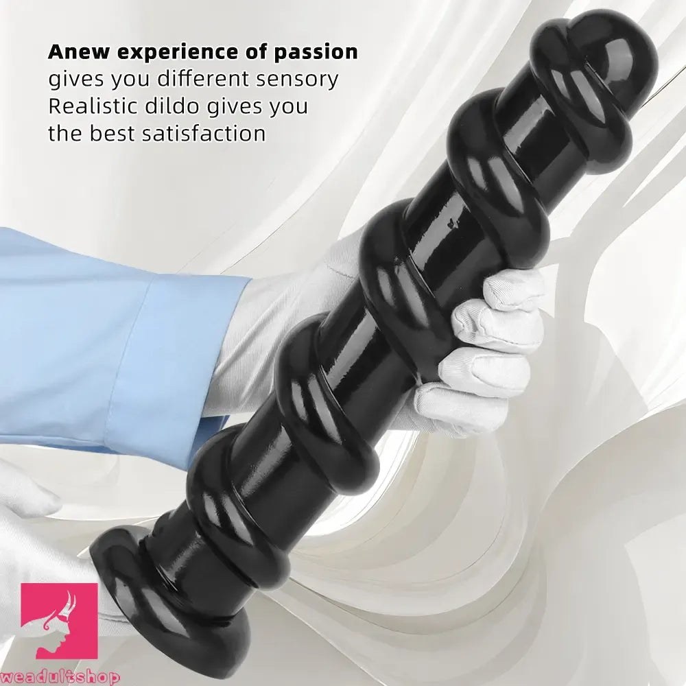 11.02in 13.18in Spiral PVC Big Anal Plug Dildo Adult Sex Toy For Sex Love