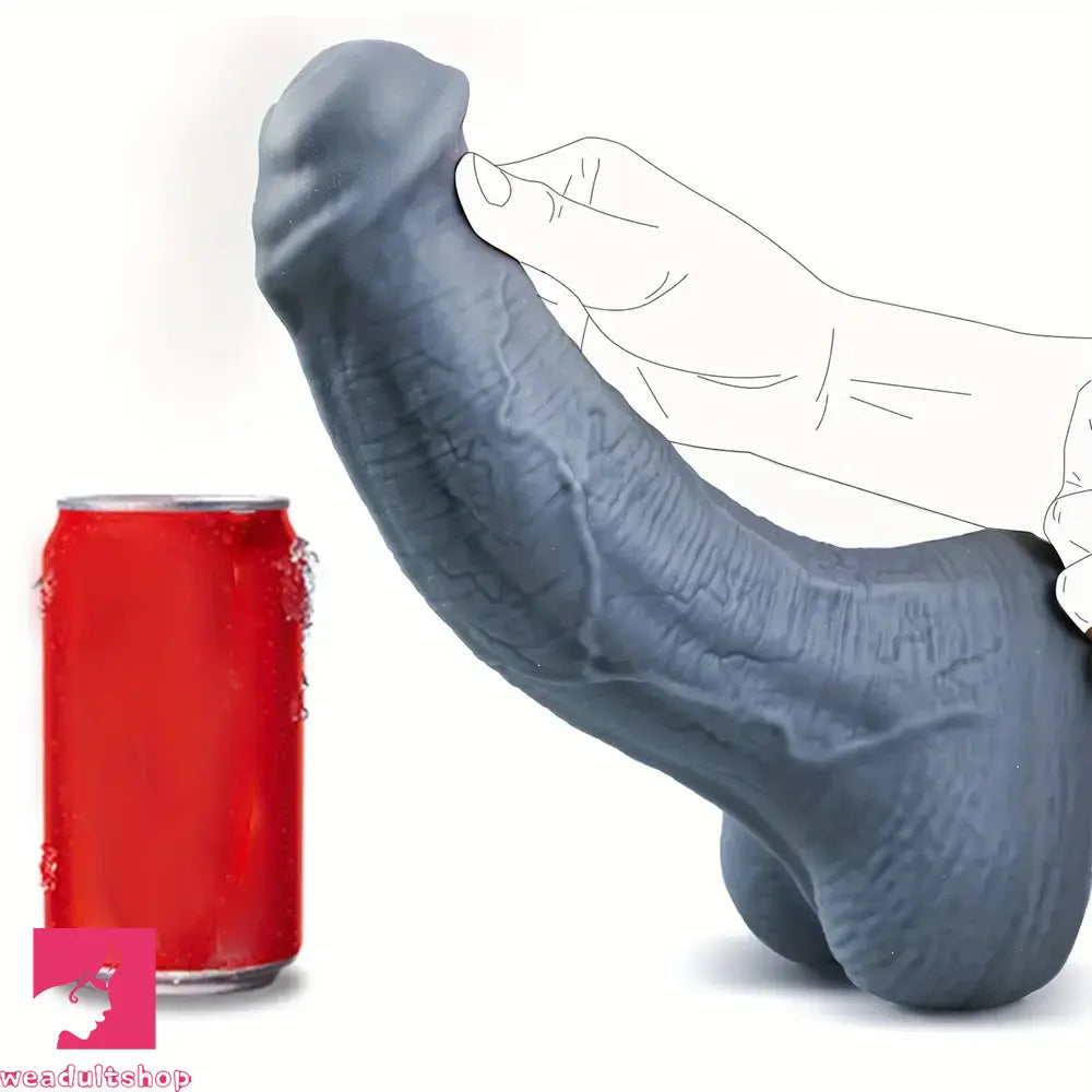 11in Fantasy Silicone Soft Dual Density Dildo Stimulator Heavyweight Cock
