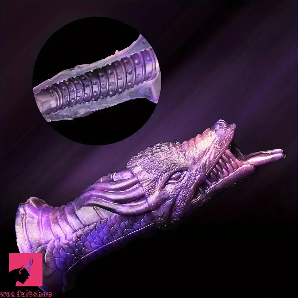 6.88in Realistic Dragon Animal Cock Sleeve 3 Colors Hollow Dildo Sheath