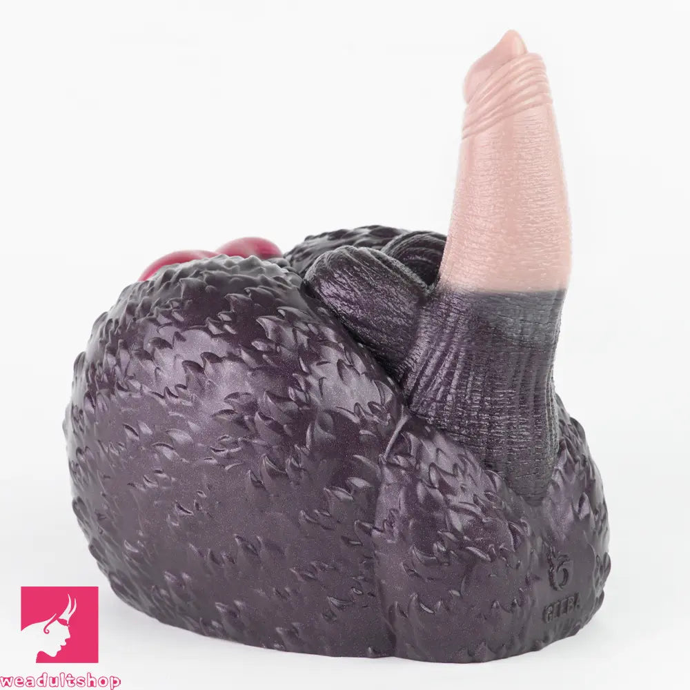 8.26in Dog Fantasy Silicone Dildo With Masturbator G-Spot Sensory Love