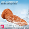 8.46in 9.64in 10.62in Thick Big Silicone Anal Plug Dildo Smooth Entry Cock