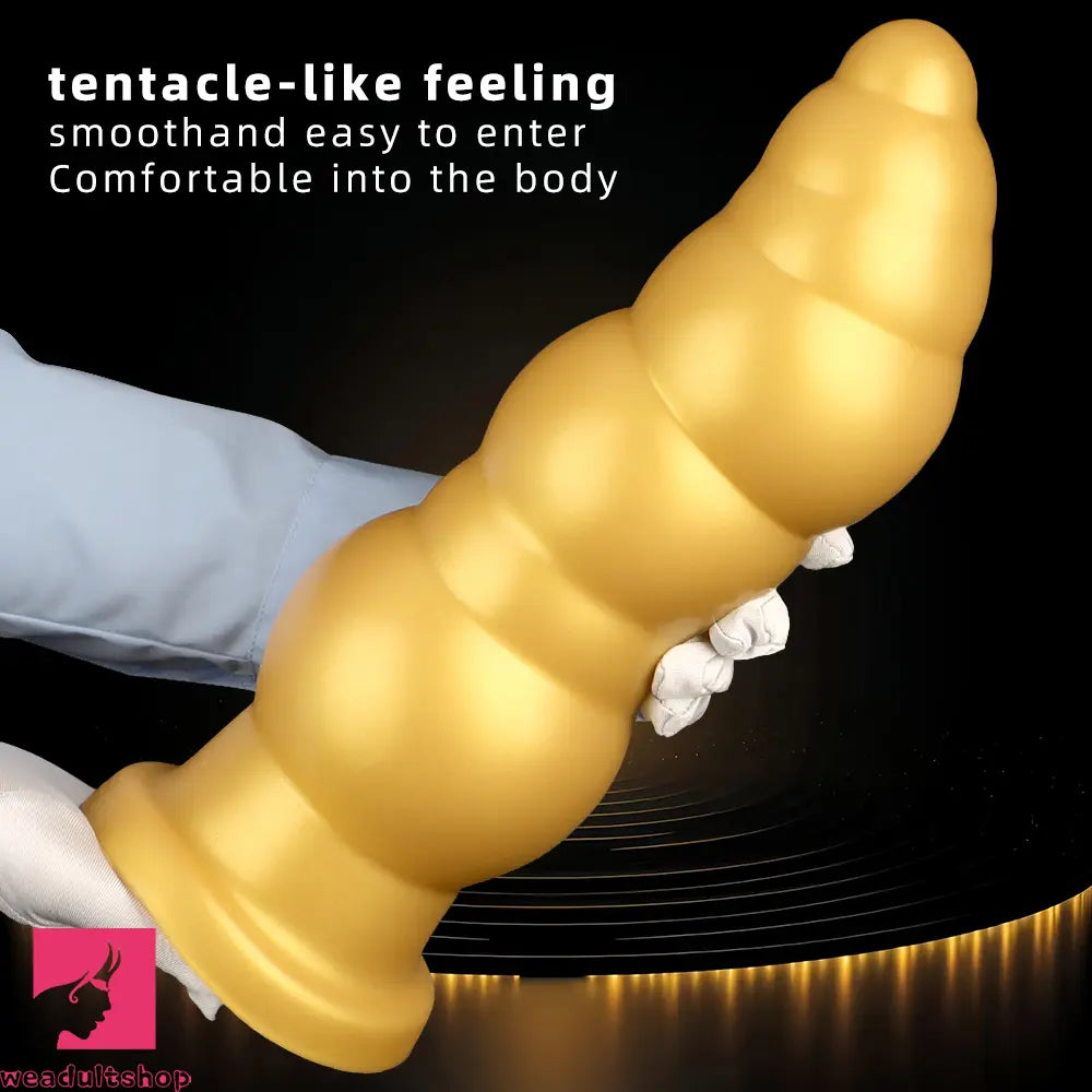 10.23in 14.56in Giant Cock Butt Plug Small Head Silicone Soft Thick Dildo