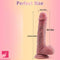9.25in Big Dual Density Dildo Soft Blue Veins Lifelike Real Skin Feel Dildo