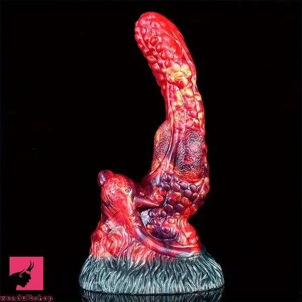 8.1in Soft Silicone Monster Dildo For Men Women Couple Skin Feel Butt Plug