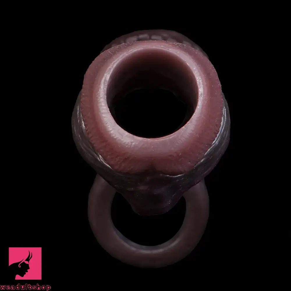 3.94in 4.61in 5.87in 6.5in Real Silicone Cock Sleeve Dildo Adult Cock Toy
