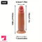 7.86in 8in Sliding Skin Moving Silicone Soft Big Dildo For Female G Spot