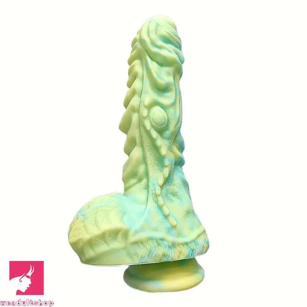 8.66in Dragon Giant Fantasy Reality Thick G-spot Soft Silicone Anal Dildo