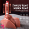 7.87in Thrusting Vibration Dildo With Slight Curve Sex Toy Lifelike Sex Torso