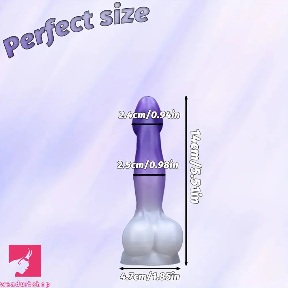 5.51in 6.69in 7.87in Realistic Liquid Silicone Adult Toy For Flexible Dildo