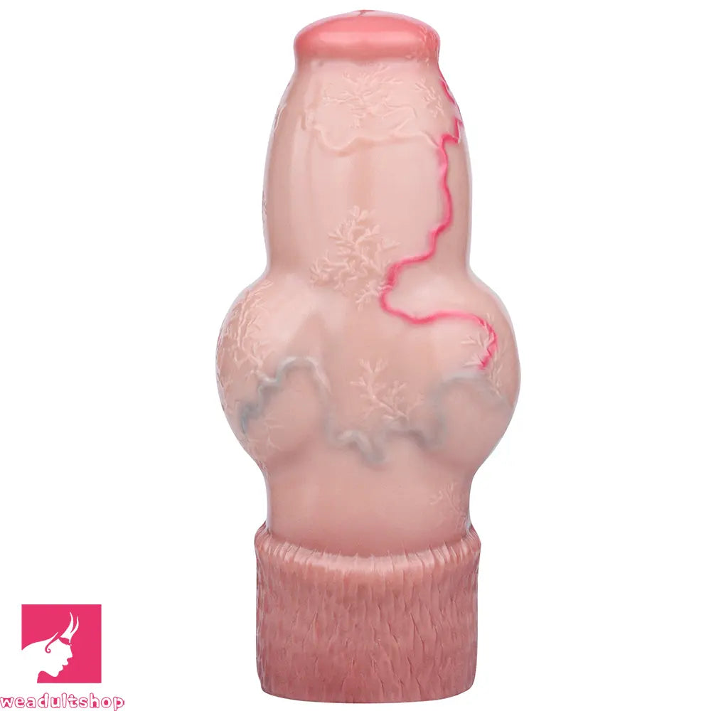 5.66in 6.73in 7.12in Realistic Dog Knot Silicone Dildo Sleeve Highquality Toy