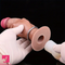 7.75in Inflatable Hollow Ovipositor Lay Eggs Silicone Cock Balls Dildo