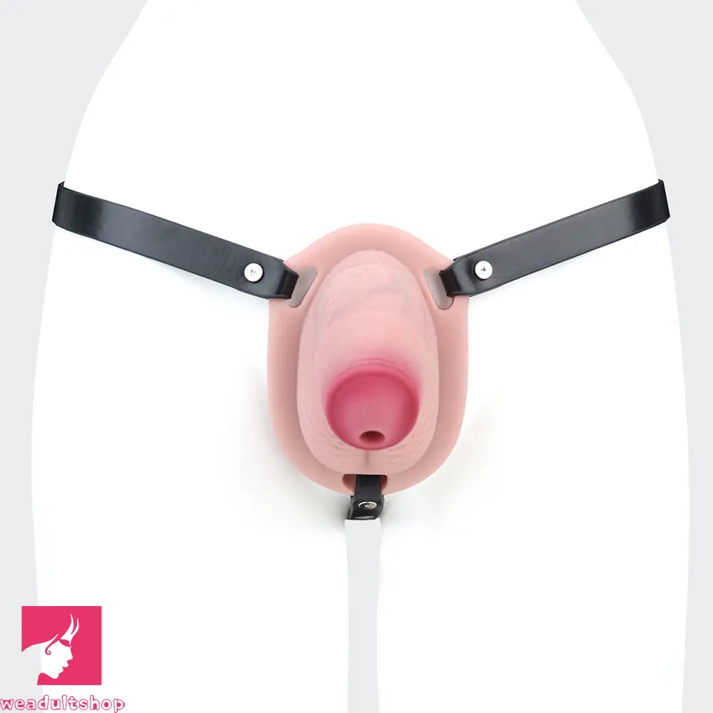 4.72in Real Hollow Chastity Cage Dildo Cock Masturbator Erotic Cock Love