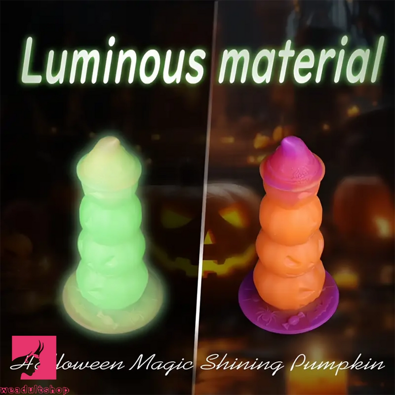 9.84in Luminous Pumpkin Fantasy Monster Cock For Halloween Dildo