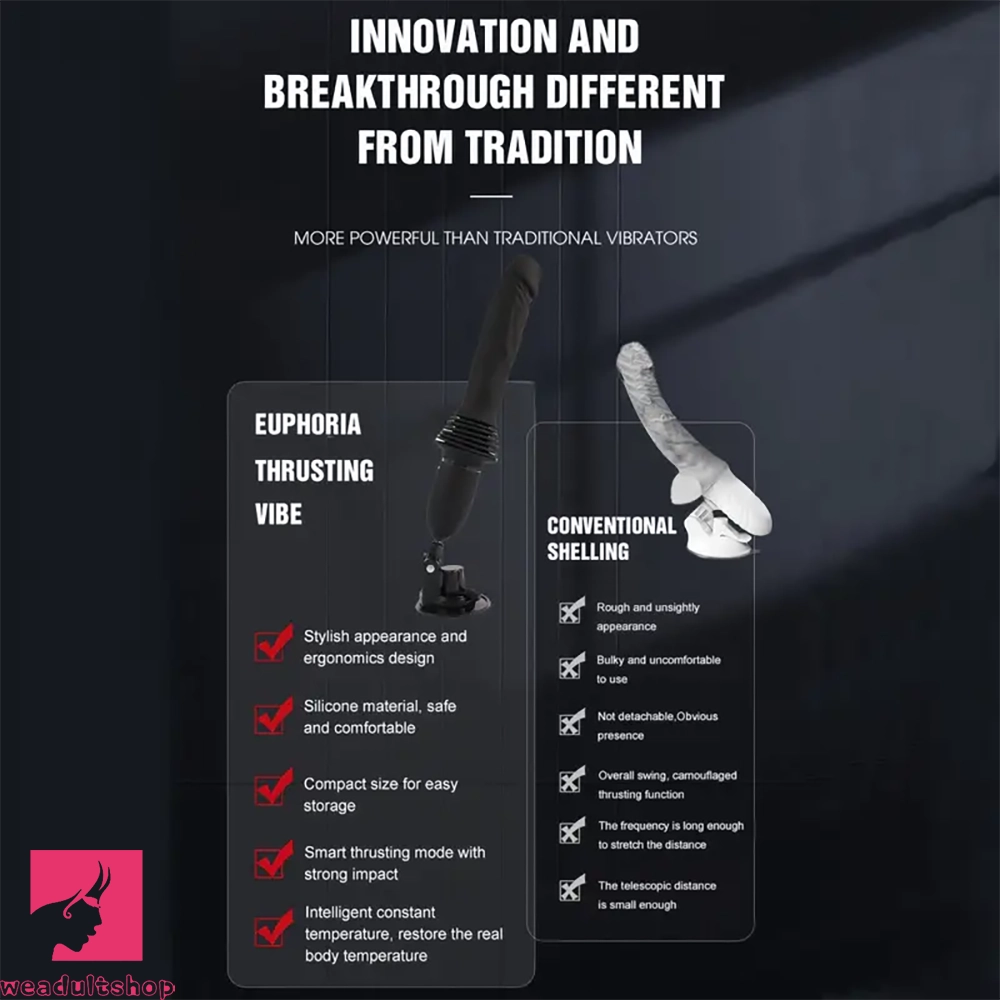 14.96in Auto Thrusting Real Stretching Distance Dildo Sex Machine