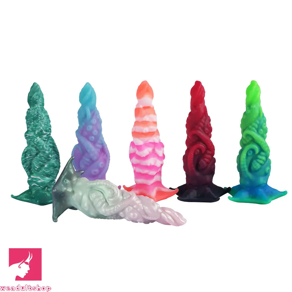 9.06in Deep Sea Tentacle Octopus Soft Silicone Big Dildo For Anus Sex