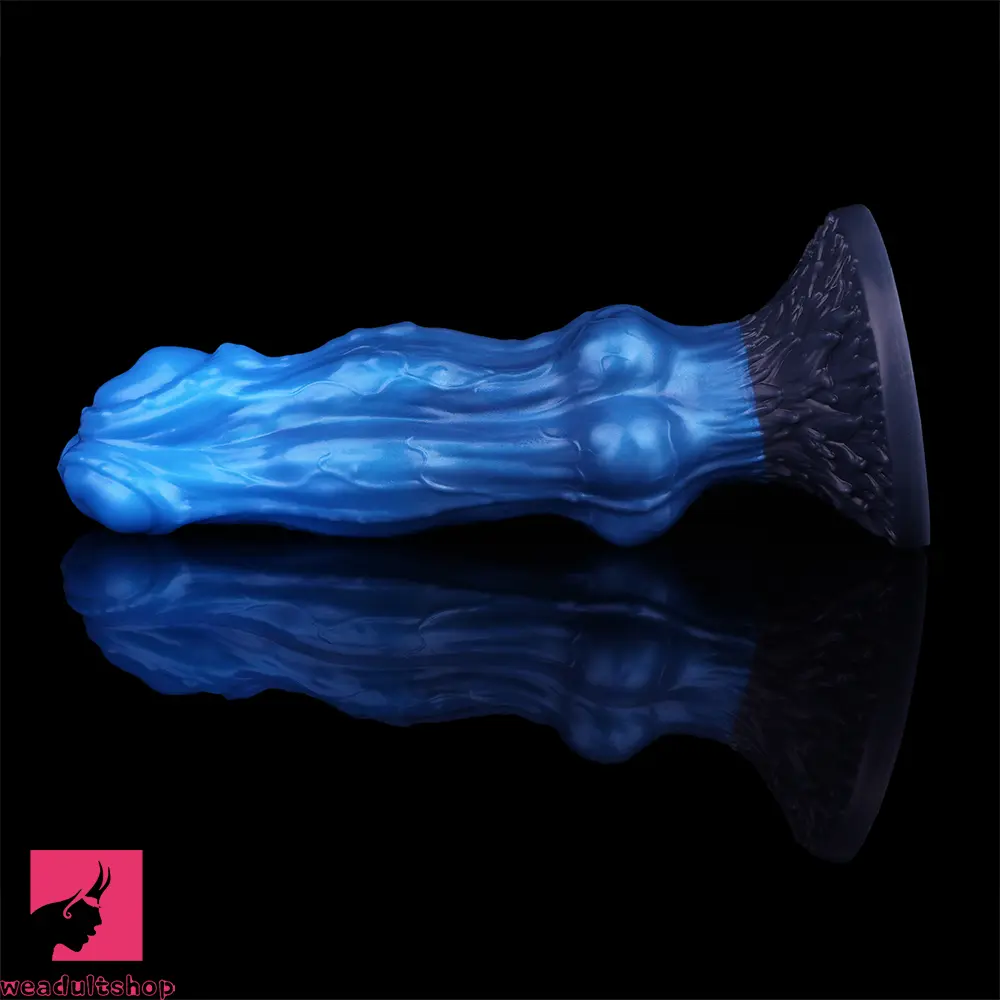 10.15in Double Layer Three Heads Silicone Knot Dildo For Women Pleasure