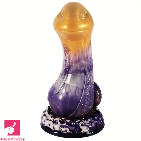 7.87in Realistic Snake-Shaped Silicone Soft Clit Dildo With Lifelike Texture