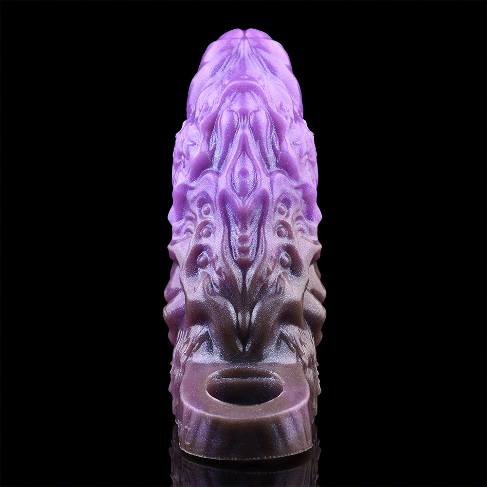 5.98in Dragon Beast Creature Fantasy Hollow Dildo Cock Odd Sleeve