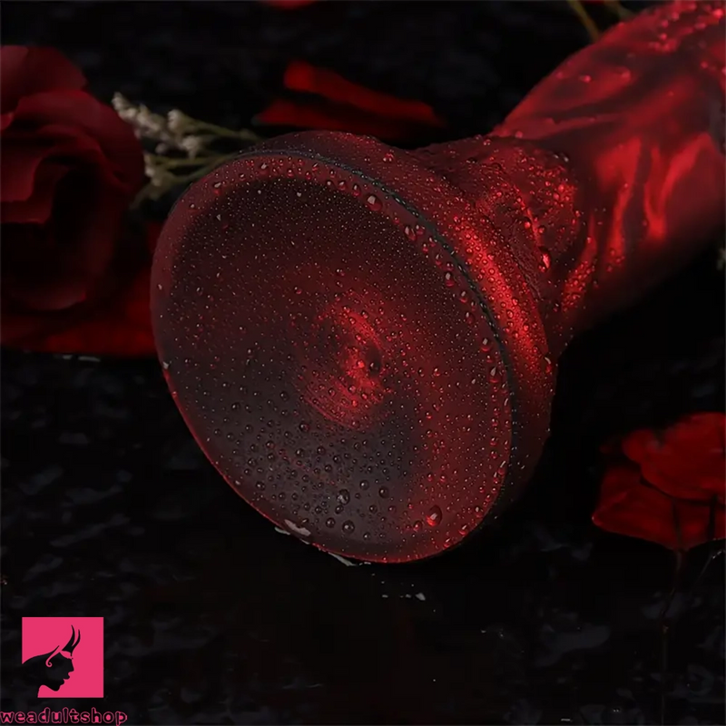 8.7in Cannibal Flower Flexible Silicone Clit Anal Plug Dildo Lifelike Texture