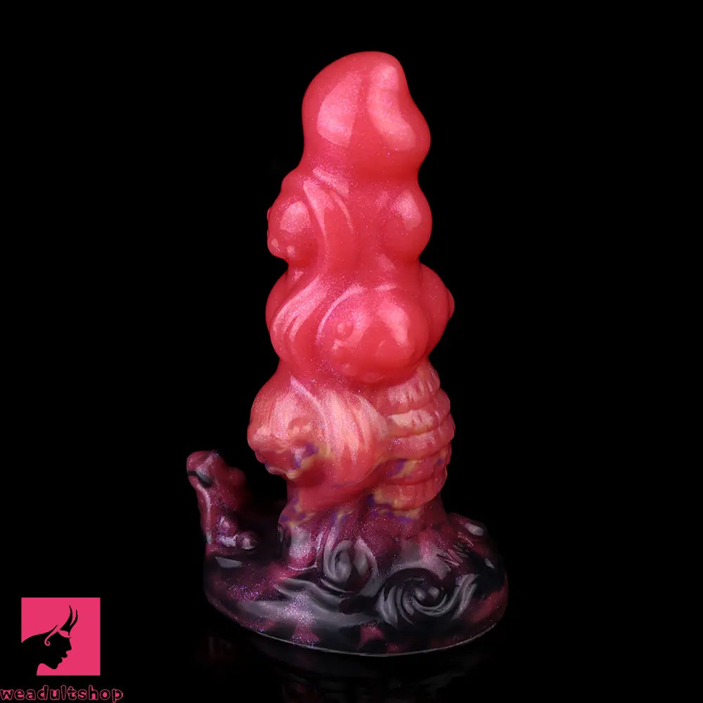 5.91in Fantasy Silicone Soft Odd Dildo Durable Construction Cock Sex