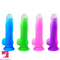 7.48in 9.25in Luminous Silicone Soft Dildo For Men Women Fucking Sex