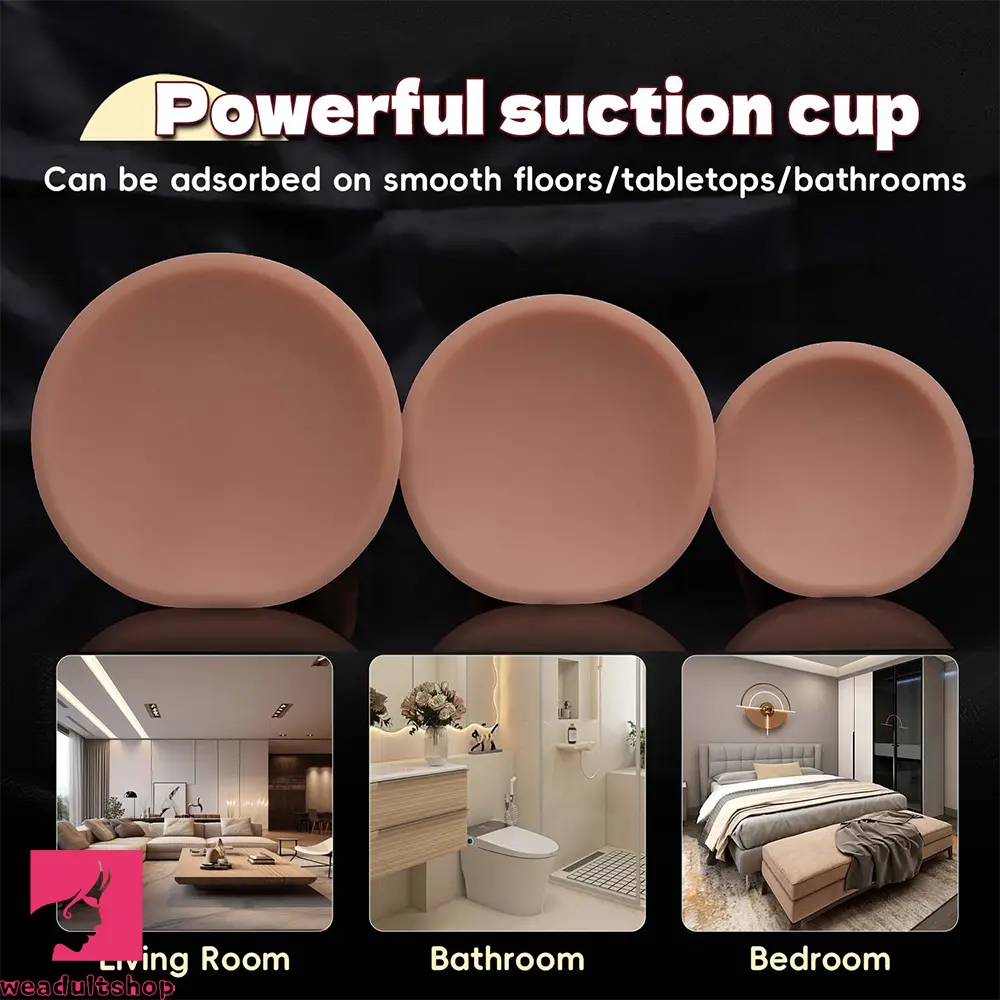 9.25in 10.82in 12.79in Big Head Egg Free Silicone Real Dildo For Female Love