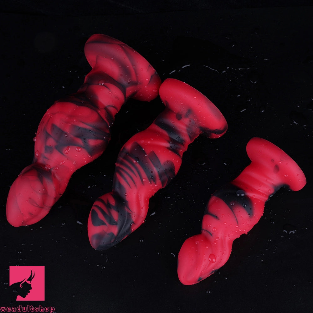 4.72in 5.51in 6.3in Fantasy Odd Silicone Soft Dildo For Penis Sucker