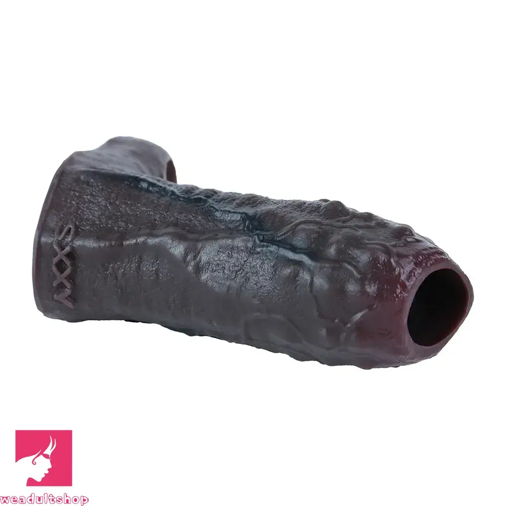 3.7in Super Soft Adult Men Cock Sheath For Couple Dildo Sleeve Cock Toy