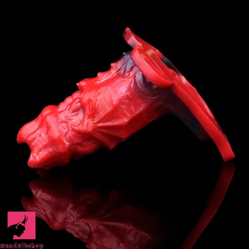 5.39in Hollow Dildo Silicone Soft Fantasy Odd Strap on Cock Sleeve Love