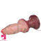 7.67in Liquid Silicone Dog Knot Squirting Dildo Water Spray Cock Sex Toy