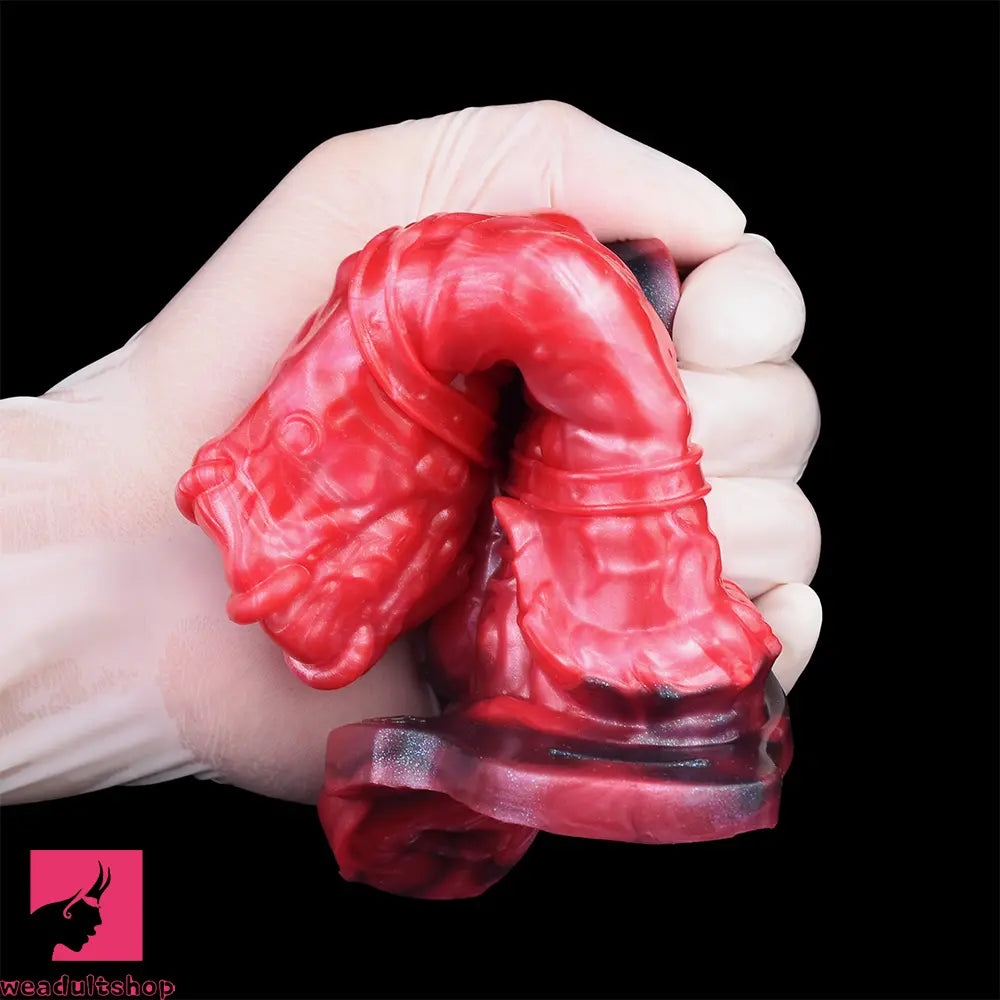 5.07in Hollow Dildo Keel Vibration Strapon Remote Cock Sleeve With Penis Ring
