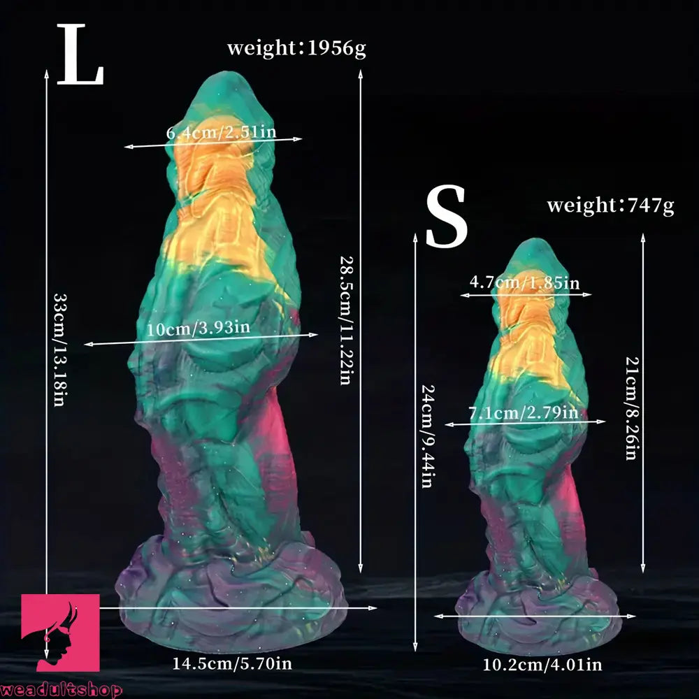 9.44in 13.18in Silicone Soft Monster Penis Big Fantasy Dildo For Women