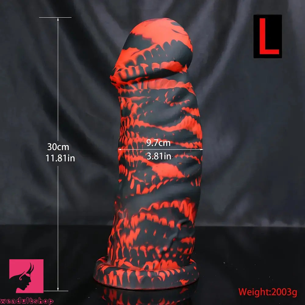 8.85in 10.62in 11.81in Silicone Mushroom Head Bold Thick Anal Fantasy Dildo