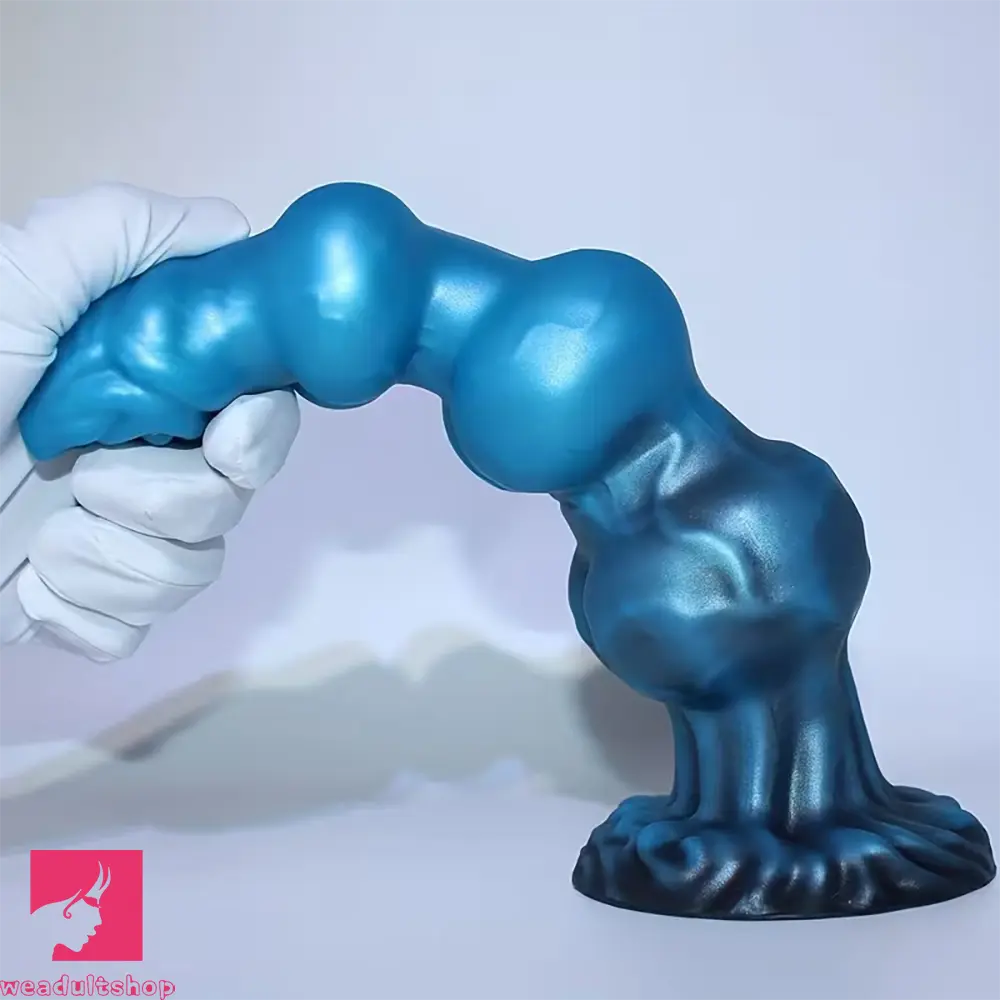 7.48in 8.66in 10.43in Knot Silicone Fantasy Animal Dildo G spot Anal Dilator
