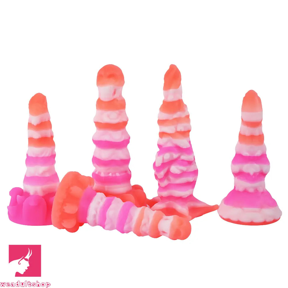 Silicone Realistic Fantasy Colorful Monster Soft Cock Dildo For Men Sex