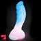 7.67in Luminous Silicone Soft Dragon Dildo For Women Penis Masturbation