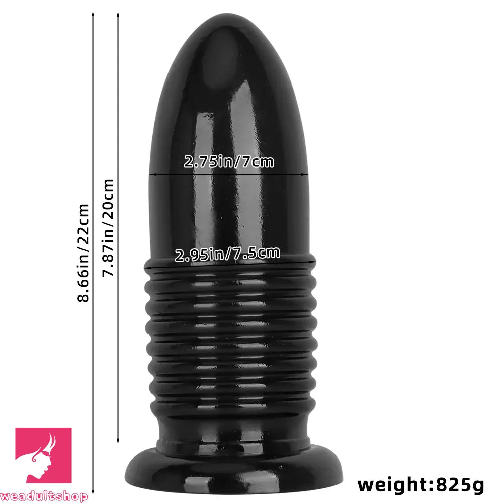 8.66in Big PVC Butt Plug Dildo Intimate Fun Adult Toy For Women Sex