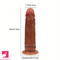 7.86in 8in Sliding Skin Moving Silicone Soft Big Dildo For Female G Spot