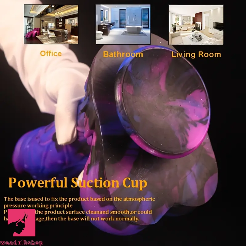 10.23in Starry Sky Big Prostate Dildo With Suction Cup Dragon Anal Plug