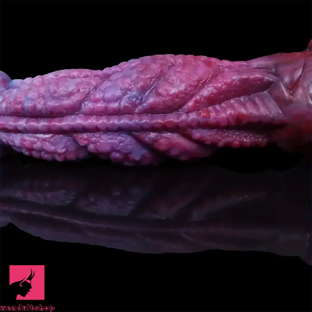 13.78in Big Long Double Sided Silicone Dragon Monster Women Dildo
