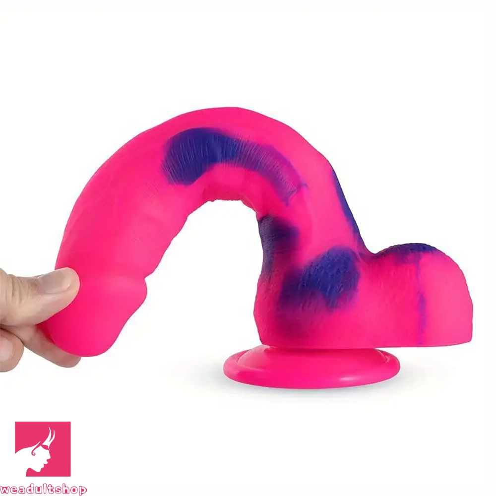 9.25in Lifelike Silicone Dildo Women Flexible Shaft For Comfortable Sex