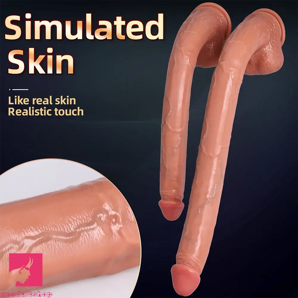 17.7in 22.6in Super Long Huge Dildo Long Soft Penis Adult Couple Love Toy