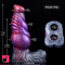 7.48in Silicone Penis Sleeve With Cock Ring Fantasy Vaginal Hollow Dildo